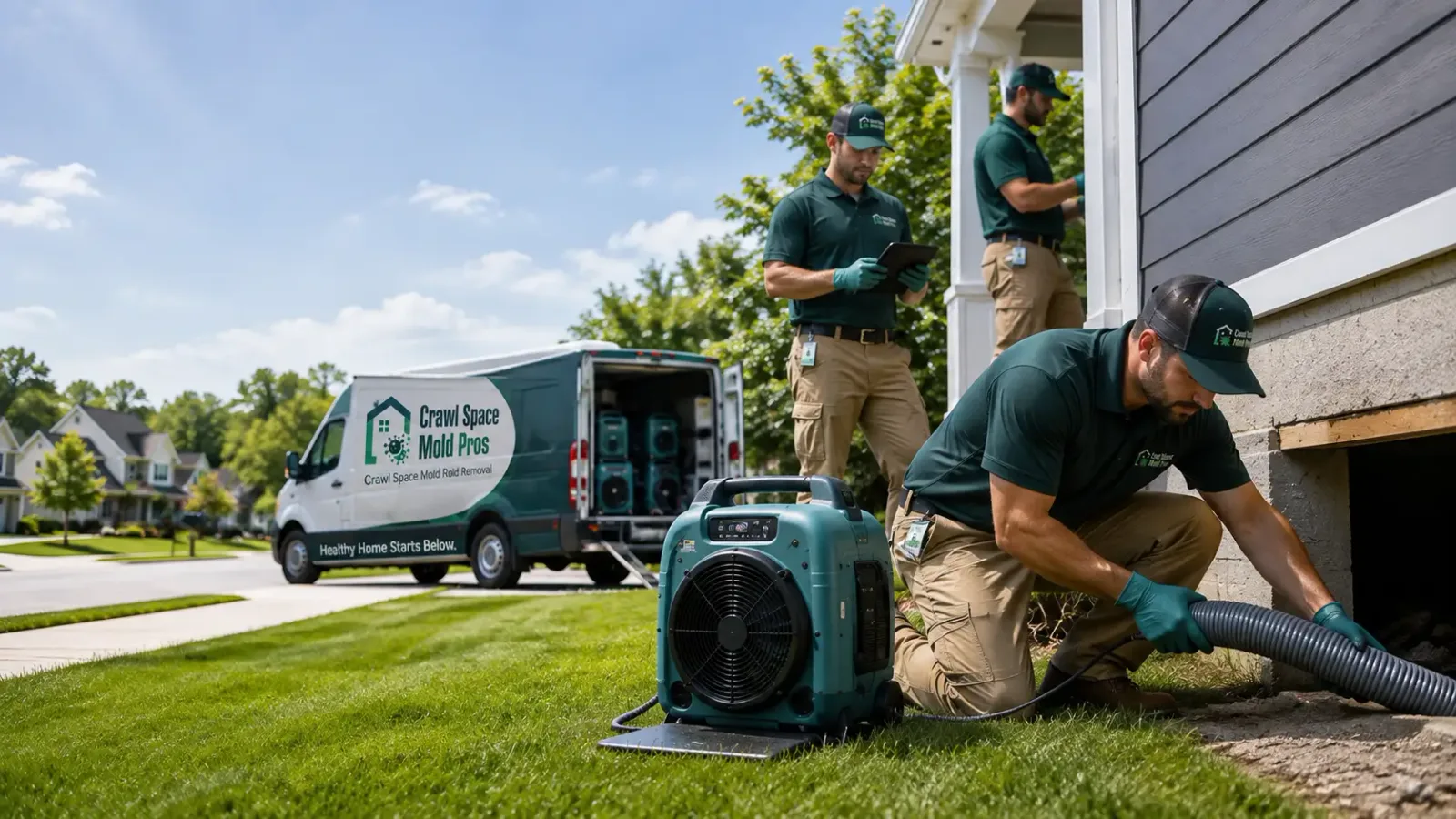 Crawl Space Mold Removal in Manson, IA